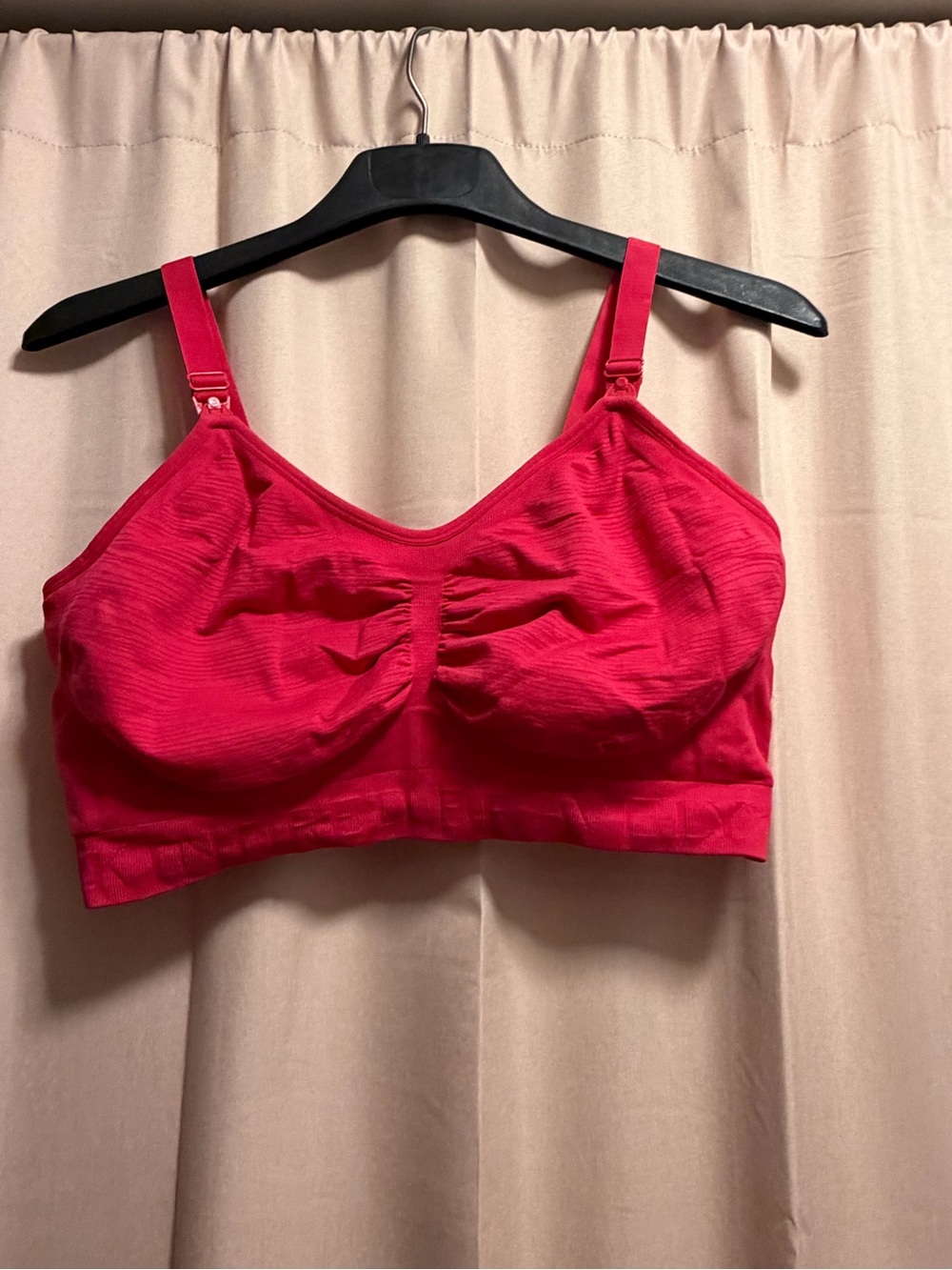 Kindred Bravely Pink-Red Wireless Nursing Bralette
